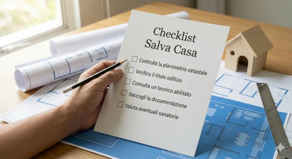 La Checklist definitiva per il Salva Casa
