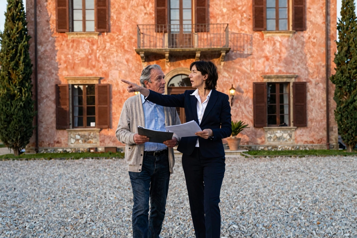 Vendere la villa in provincia di Milano, con riservatezza